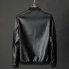 Chaquetas para hombres Chaqueta de cuero Bomber Chaqueta de motocicleta Hombres Biker PU Chaqueta de béisbol Tallas grandes 7XL Moda Causal Jaqueta Masculino J410 220919