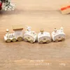 Christmas Decoration Wooden And Plastic Train Merry Decor For Xmas Santa Claus Gifts for Kids Navidad 2022 Happy New Year 2023 HH22-297