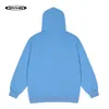 Felpe con cappuccio da uomo Felpe con cappuccio oversize con zip e scheletro Giacca da uomo Streetwear Stampa in schiuma gotica con cappuccio sottile unisex Primavera Autunno 220919