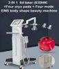 Puissant lipo laser 6D amincissant la congélation des graisses EMS machine de mise en forme du corps 3 en 1 cryolipolyse système de réduction des graisses peau resserrer l'équipement de beauté