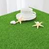 Dekorativa blommor 50 cm Artificial Garden Grass Simulation Gräsmark Moss gräsmatta gräsmatta Fake Green Mat Diy Micro Landscape Dollhouse Home Decor