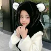 Berets 11 Colors Fashion Winter Super Adorable Children Hood Boys And Girls Ear Cap Plus Velvet Tide Kids Hat Scarf