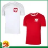 2022 LEWANDOWSKI Voetbalshirts Polonia 2023 rood wit GROSICKI #11 PISZCZEK MILIK Jerseys voetbal Heren Shirts uniformen HEREN S-XXL PolenS 22 23