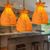 Pendant Lamps Creative Retro Personality Simple Bar Pocket Chandelier American Restaurant Corridor Porch Casual Decorative Lights