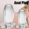 Itens de beleza transparente hollow anal plug unissexy ￢nus dilat butt expansion plg brinquedo adulto brinquedos sexy para homens mulheres