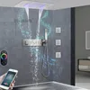 Cabezal de ducha LED de techo con sistema de m￺sica 58x38 cm Waterfall Rain Ba￱o Termost￡tico de ducha Termost￡tica Taucet