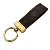 Leather Keychain Card Holder Exquisite Luxury Designer Keyring Zinc Alloy Letter Unisex Lanyard cute for women men Black White Metal Small Jewelry accessories 19CL