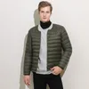 겨울 초등 및 얇은 남성 다운 재킷 짧은 v- 넥 라운드 넥 라이너 패션 캐주얼 크로스 국경 화이트 오리 남자 코트