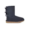 Women Designer Boots Classic Ongle Snow Boot Triple Black Chestnut Brown Navy Gray Pink Womens Budies