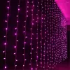 Saiten 300 LED String Light 220 V 110 V Vorhang Feenfärchen Weihnachten für Hochzeitshausgarten Party Dekoration