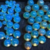 Perles véritables ambres bleus dominicains naturels pour la fabrication de bijoux Bracelet à bricoler soi-même collier accessoire ambre rond perle en vrac en gros