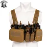 Men's Vests CS Match Wargame TCM Chest Rig Airsoft Tactical Vest Military Gear Pack Magazine Pouch Holster Molle System Waist Men Nylon Swat 220919