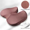 Oreiller respirant chaise de bureau siège antidérapant voiture mousse à mémoire coccyx confort pour fauteuil roulant