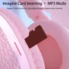 ヘッドセット525ヘッドフォンBluetooth 2021 New Headset TF Card Earphone Hifi Gaming Headphone FM Play for Girl Women T220916