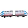 Diecast Model car Kids RC Electric Train Set Locomotive Magnetic Slot Toy Fit for Wooden Railway Track Toys Children Gifts 220919