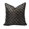 Pillow DUNXDECO Cover Decorative Case Simple Luxury Geometric Jacquard Modern Room Sofa Chair Bedding Coussin