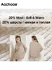 Kvinnors tröjor Aachoae Autumn Winter Women Sticked Turtleneck Wool Casual Basic Pullover Jumper Batwing Long Sleeve Loose Tops 220916