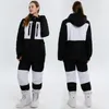 Fatos de esqui Fato de esqui à prova d'água feminino Macacão de snowboard térmico Feminino Esporte de montanha Roupas femininas em geral 220906