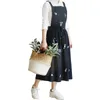 Aprons Waterproof Cooking Kitchen For Woman Dress flower Shop Smock Hairdresser Bib Garden Apron 220919