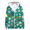 Sweats à capuche homme sweats homme Animal Crossing Zipper garçon/fille sweat enfants Harajuku hommes/femmes vêtements Horizons 3D impression vestes