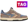 2023 Luxury SK8 Sta Court Bapesta Casual Shoes Designer Nigo Men Kvinnor Sneaker ABC Camo Pink Blue Vintage Beige Indigo Brown Ivory Black Yellow