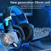 Headsets Wired Gaming Headset Gamer PC 3.5mm PS4 Headphones Surround Sound HD Microphone Gaming Overear Laptop Tablet Gamer T220916