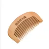 Strumenti di styling Appliancess 1pc Natural Peach Wood Piccola barba Anti statica Massaggio Pespa per capelli per viaggi Facile da trasportare