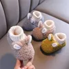 Slipper kinderen slippers peuter jongens meisjes indoor schoenen schattige cartoon niet -slip zachte kinderen warme winter huis baby 220916