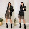 Skórzana damska Faux Autumn Blazer Kurtka Kobieta Spring Pu Single Button Coat Fit TALIZA MOTORCYKU MODY KURSZY STREET STREET OTWARE 220916