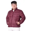 Herren-Daunenparkas, Übergröße, 12XL, 13XL, leichte Herrenjacke, Frühling und Herbst, leichte, wasserabweisende, verstaubare Pufferjacke für Herren 220919