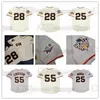 Glnnik1 2010 2012 2002 World Series Champions Baseball Jersey Buster Posey Tim Lincecum Crawford Jason Vosler Wilmer Flores Jaylin Davis Alex Wood