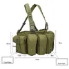 Herrenwesten Armee Airsoft Zubehör Paintball Ausrüstung Jagd Outdoor Wargame Chest Rig Taktische Militärweste AK47 Molle Magazintasche 220919