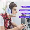 Headset 2021 PC Gamer hörlurar med mikrofonbarn Vuxen Telefonspel för PS4 PlayStation 5 Xbox Stereo Bass Gamer Earphone T220916