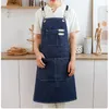 Aventais de bolso aumentado de bolso café pinafore cozinheira cozimento de cozinha trabalhando com óleos à prova d'água homens à prova de petróleo homens Avental 46447 220919