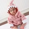 Towels Robes Cotton Baby Robe Bath Towel Cartoon Hoodies Infant Girls Boys Sleepwear Blanket Kids Soft robe Pajamas Clothing 220919