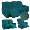 Chair Covers 2 Types Recliner Sofa for Living Room Elastic Reclining Protection Lazy Boy Relax Armchair 123 Seater 220919