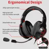 Headset 2022 Eduifier G2II Gaming Headset Gamer hörlurar Wired Headset 50mm Driver 7.1 Surround Sound RGB Light Noise Refering T220916