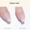 Nagelgel 1pc reparation f￶rl￤nga fiber 5 ml spricklim snabb UV -f￶rl￤ngningslacker Rensa polska manikyrverktyg