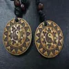 YQTDMY 15 PCS Vintage Bewest Round Style Biker Amulet Men's Boy's Colar290p