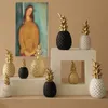 Objetos decorativos Figuras ornamentos de abacaxi nórdicos da casa de abacaxi criativo para desktop sala de estar de casamento Acessórios 220919
