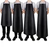 Aprons Waterproof And Oil-proof Leather Apron PU Bib Kitchen Men and Women's Household Dirt-Resistant Work Clothes For Slaughter 220919