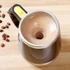 Tassen Auto Sterring Kaffeetassen Edelstahl Magnetisches Mischen Große Elektrische Lazy Smart Shaker Geschenk Tragbare Kreative Automatische