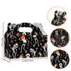 Juldekorationer Halloween Treat Boxes Candy Sweet Goody Paper Gift for Happy Party Supplies