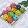 6CM Basketball Fidget Toys Sponge Elastic Balls Soft Rubber Foam Squeeze Ball Stress Relief Novelty Sport Decompression Toy Kids Gift C21