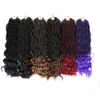 14 Inch Senegalese Twist Crochet Hair 80g/pcs ombre braiding hair Wave ends Synthetic new style thin crochet braids hair bundles LS24Q