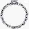 Acier inoxydable Bijoux Ensembles Collier Bracelet Câble Rolo Lien Chaîne pour Hommes Femmes Mode 8mm Large Argent 24 pouces 8.5 pouces