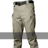 Pantaloni da uomo 2022 Città Tattici Cargo Uomini di Combattimento SWAT Esercito Militare Cotone Molte Tasche Stretch Flessibile Uomo Casual Pantaloni XXXL