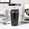 Water Bottles 380/510ML Stainless Steel Coffee Mug Leak-Proof Thermos Travel Thermal Vacuum Flask Insulated Cup Milk Tea Water Bottle RR2187 220919