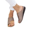 Pantofole JAYCOSIN Sandali da donna Comode scarpe semplici Piattaforma piatta Signore Alluce Piede Correzione Infradito ortopedico A512