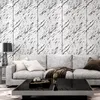 Wallpapers Modern Imitation Marble Tile Wallpaper Simple 3D Video Wall Bedroom Living Room TV Background